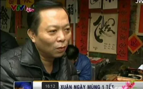 Xin chữ đầu năm: Nét văn hóa của người Hà Nội