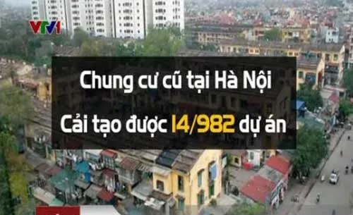 Chung cư cũ Hà Nội: Chỉ 14/982 dự án được cải tạo