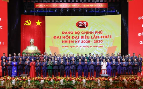 Đại hội Đảng bộ Chính phủ lần thứ I thành công tốt đẹp