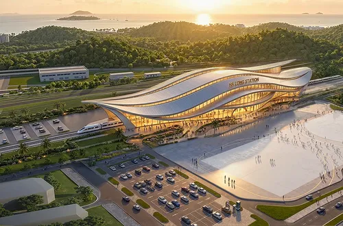 Thủ tướng Lê Minh Hưng dự lễ khởi công dự án đường sắt tốc độ cao Hà Nội - Quảng Ninh