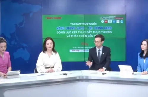 Năng lượng sạch và tài chính xanh tạo lực đẩy cho thực thi ESG