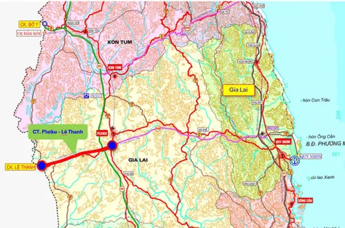 Gia Lai khảo sát, kiểm tra hướng tuyến Dự án cao tốc Pleiku - Lệ Thanh