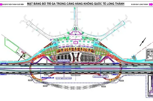 Rõ thêm phương án bố trí ga đường sắt tại Cảng hàng không quốc tế Long Thành