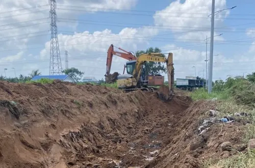 Đồng Tháp ngăn chặn đào đất trái phép trong phạm vi Dự án Đường tỉnh 878