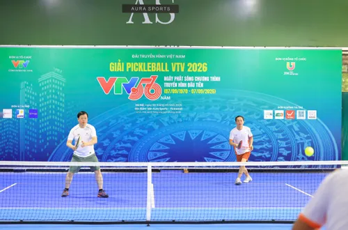 Gần 270 tay vợt không chuyên tham gia tranh tài tại Giải Pickleball VTV 2026