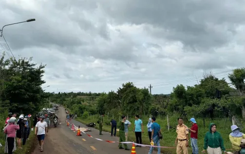 Đắk Lắk: Trên đường đi khám bệnh, đôi vợ chồng bị xe tải tông tử vong