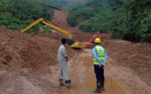 Lào Cai dồn sức khắc phục thiệt hại giao thông sau mưa bão