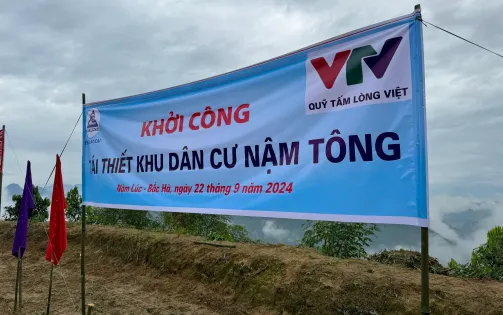 Khởi công xây dựng tái thiết khu dân cư thôn Nậm Tông, Lào Cai