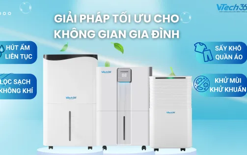 Mách bạn top 3 máy hút ẩm dân dụng được người tiêu dùng ưa chuộng năm 2024