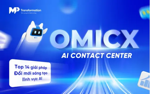 OmiCX - AI Contact Center vào Top 14 giải pháp Đổi mới sáng tạo lĩnh vực AI