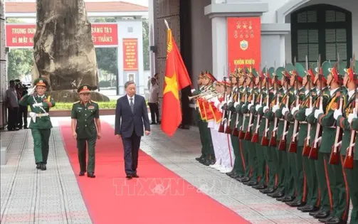 Tổng Bí thư, Chủ tịch nước Tô Lâm thăm và làm việc với Tổng cục II, Bộ Quốc phòng