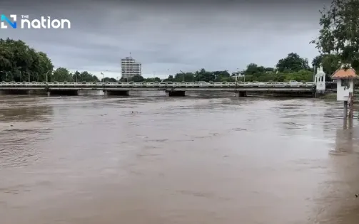 Chiang Mai, Thái Lan báo động đỏ nguy cơ lũ tràn về