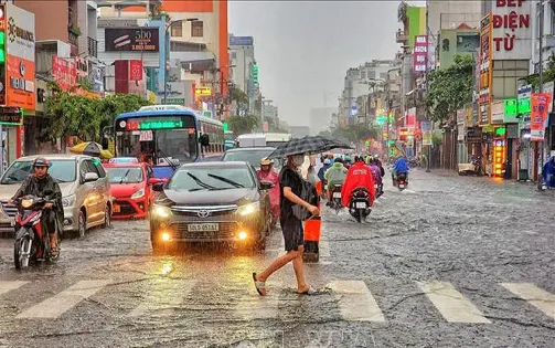 Tây Nguyên, Nam Bộ mưa rào và dông