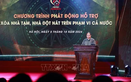 Thủ tướng phát động hỗ trợ xóa nhà tạm, nhà dột nát trên phạm vi cả nước