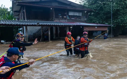 3 người tử vong trong do lũ quét ở Chiang Mai (Thái Lan)