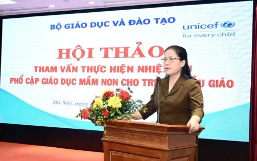 Phổ cập mầm non cho trẻ từ 3-5 tuổi: Cơ hội phát triển toàn diện