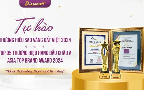 Diasomalt+  liên tục giành các giải thưởng về thương hiệu trong năm 2024