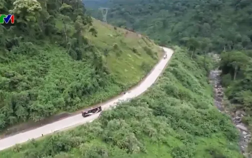 Nỗi lo sạt lở tuyến đường Hồ Chí Minh lên Tây Nguyên