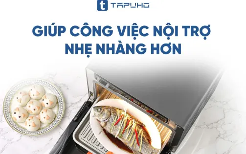 Nồi chiên hơi nước TAPUHO TSF16 COLOR – Đột phá công nghệ mới