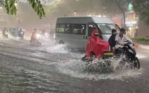 Ba miền có mưa dông, có nơi mưa rất to trên 100 mm