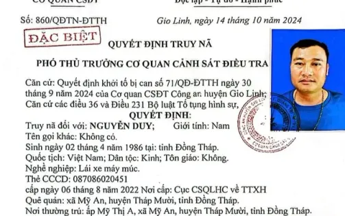 Truy nã đặc biệt đối tượng giao cấu với trẻ em