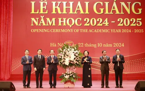 Học viện Hành chính Quốc gia khai giảng năm học mới 2024-2025