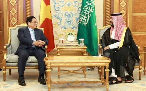 Thủ tướng Phạm Minh Chính hội đàm với Hoàng Thái tử, Thủ tướng Saudi Arabia