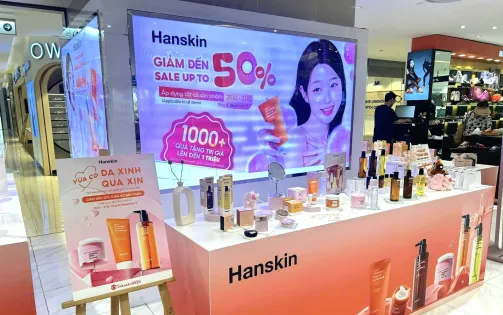 Chương trình ưu đãi đặc quyền từ Hanskin Việt Nam tại TTTM Takashimaya