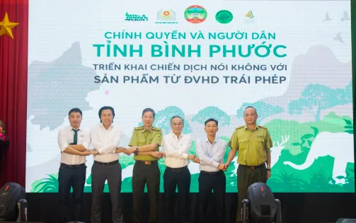 Bình Phước "nói không với sử dụng động vật hoang dã trái phép"