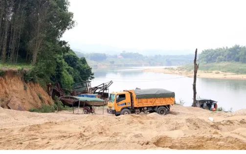 Nghệ An: Một công ty bị phạt 1,1 tỷ đồng do vi phạm trong khai thác khoáng sản