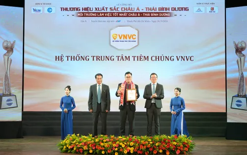 VNVC có môi trường làm việc tốt nhất châu Á - Thái Bình Dương 2024