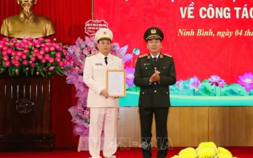 Ninh Bình có tân Giám đốc Công an tỉnh