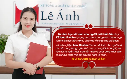 Lộ trình học kế toán cho người mới bắt đầu