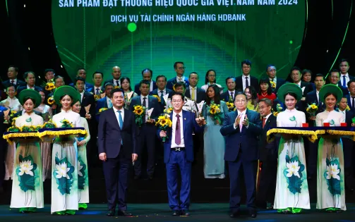 Loạt ngân hàng được vinh danh Thương hiệu Quốc gia năm 2024