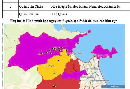 Đà Nẵng: Cảnh báo sạt lở, lũ quét do mưa lớn trên toàn thành phố