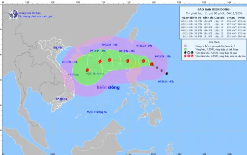 Bão Yinxing nhiều khả năng sẽ đi vào Biển Đông và trở thành bão số 7