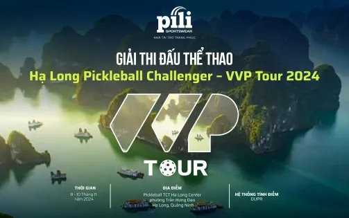 PILI Sportswear: Nhà tài trợ Bạc của giải đấu "Hạ Long Pickleball Challenger 2024 - VVP Tour"