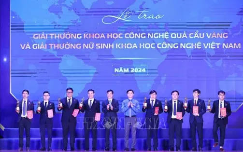 10 nhà khoa học trẻ xuất sắc được nhận Giải thưởng Quả Cầu Vàng 2024