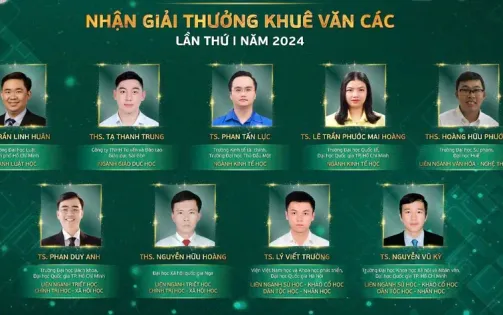 9 nhà khoa học đầu tiên nhận giải Khuê Văn Các