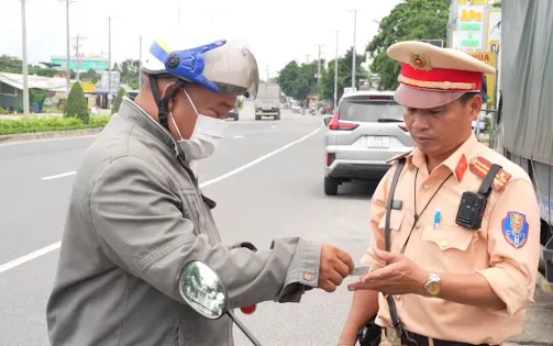 Bà Rịa - Vũng Tàu: Xử phạt nhiều trường hợp vi phạm trật tự ATGT trong cao điểm 45 ngày đêm