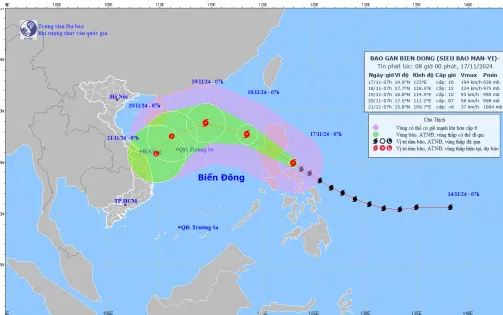 Từ Quảng Ninh đến Bình Thuận chủ động ứng phó với diễn biến bão Man-yi