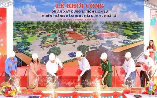 Cà Mau: Khởi công xây dựng Di tích lịch sử chiến thắng Đầm Dơi - Cái Nước - Chà Là