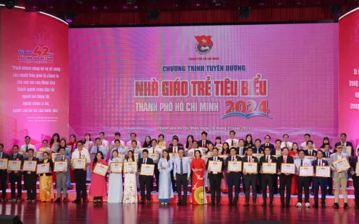 TP Hồ Chí Minh tuyên dương các nhà giáo trẻ