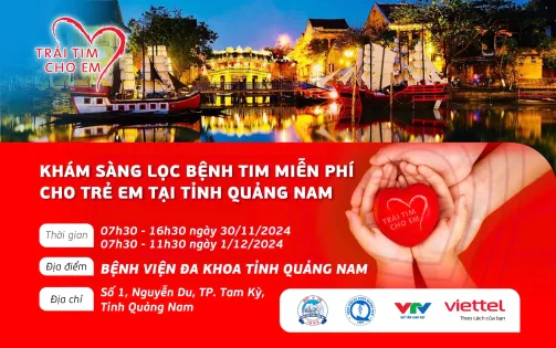 Trái tim cho em sẽ đến với Quảng Nam