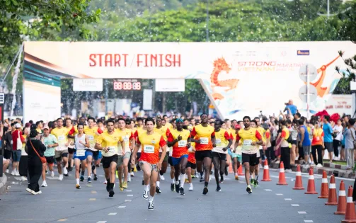 Khương Thảo Đan đồng hành cùng giải chạy Strong Vietnam 2024