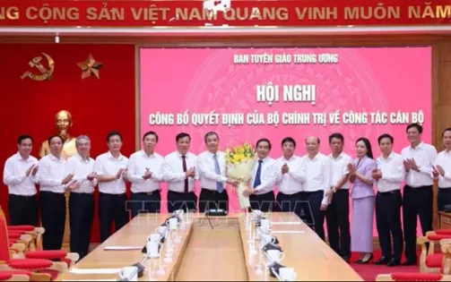 Ông Ngô Đông Hải giữ chức Phó Trưởng Ban Tuyên giáo Trung ương