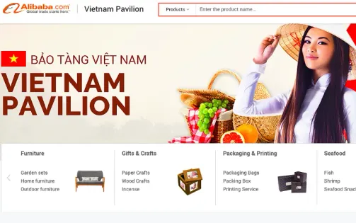 Giới thiệu “Gian hàng Quốc gia Việt Nam – Vietnam Pavilion” trên nền tảng thương mại điện tử Alibaba