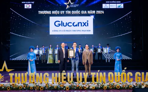 Glucanxi vinh dự đạt giải thưởng “Top 10 thương hiệu uy tín Quốc Gia”