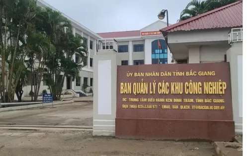 Trưởng Ban quản lý các khu công nghiệp tỉnh Bắc Giang để xảy ra nhiều vi phạm