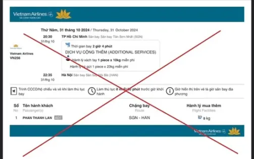 Cảnh giác trước thủ đoạn "vé máy bay giá rẻ" dịp cận Tết Nguyên đán